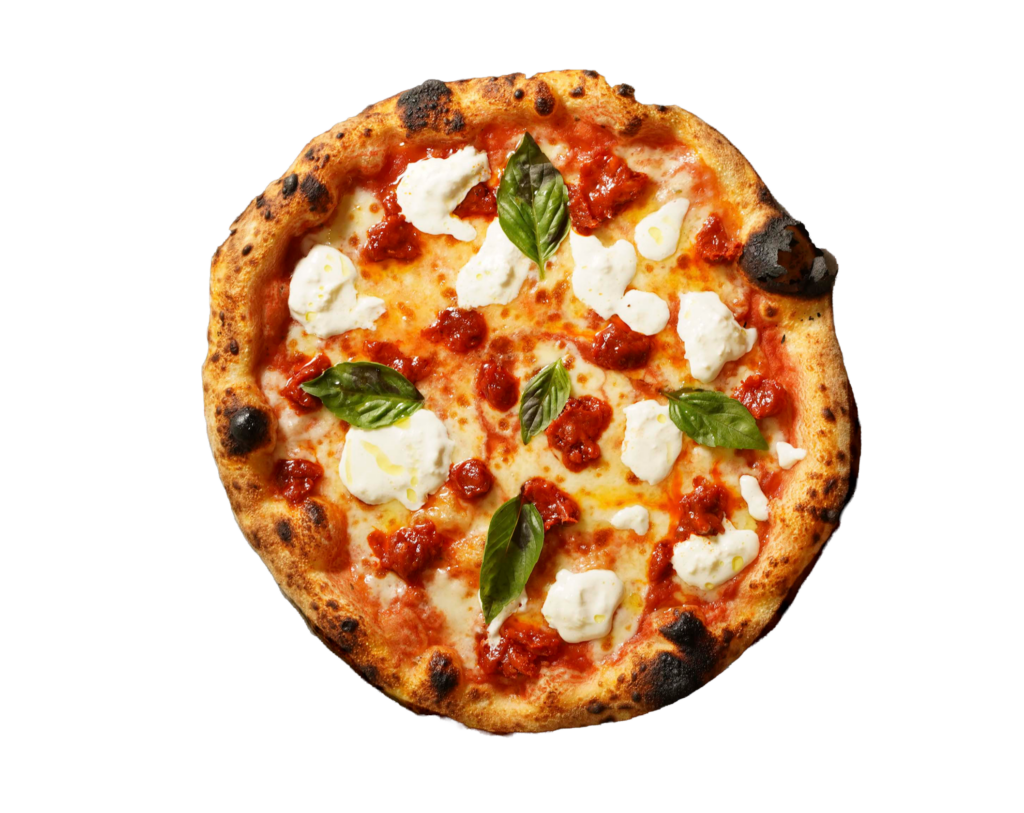 'nduja + stracatella pizza